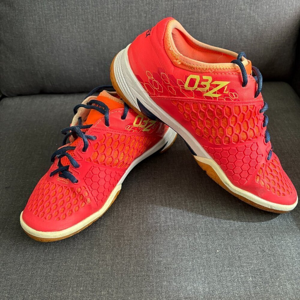 Yonex PC 03 Z MEX Men's Badminton Shoe (Coral/Red) Size 8